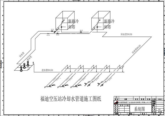 空压站管道施工图纸