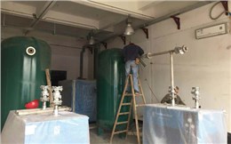 纤科工业（珠海）有限公司空压机房增容安装入场施工