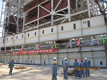 平海电厂1台1000MW机组钢结构安装