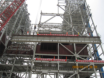 平海电厂1台1000MW机组钢结构安装